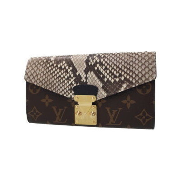 Louis Vuitton Monogram Exotic Portefeuille Pallas Bifold Long Wallet - Picture 1 of 8